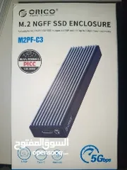  1 حامل هارد (راك) ‏‏‏SSD Orico M.2 NGFF SSD  ‏