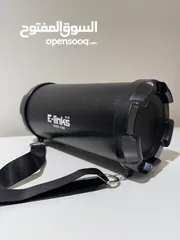  3 Black E-Links Speakers With A Strap Big Size سبيكرات إي لينك اسود مع حزام