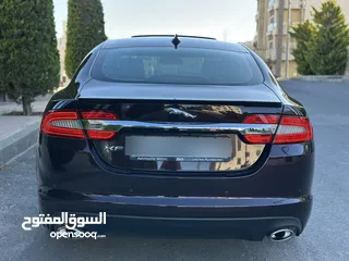  9 JAGUAR XF 2014 Full option وارد الوكالة / صيانة الوكالة قاطعة مسافة 100 الف كم