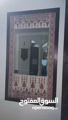  5 مراية تطريز مع اطار خشب
