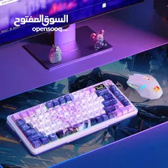  1 REDRAGON K708 AK SPECIAL EDITION كيبورد ريدراجون نسخة خاصة مميز مع شاشة عرض