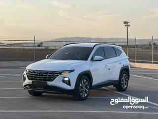  14 هونداي توسان /2022 فل الفل بدون فتحة سقف  2x4 ///240Hp بنزين + كهرباء  ( Haybrid) 1600cc