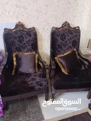  1 طقم كنب وجنابي وخزانه للبيع