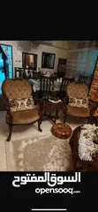  4 طقم كنب مع غرفة سفرة وغرفة نوم للبيع