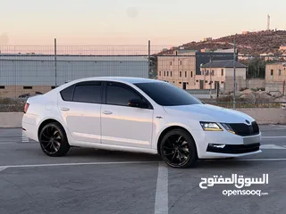  9 سكودا اكتافيا 2019/اتوماتيك ماتور 2000 ديزل فل الفل بدون فتحة بلاك اديشن