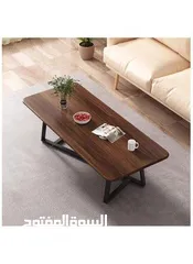  4 طاولات وسط بتصميم راقي وعصري مقاس 120×60 سم طاولة بتخطف الأنظار! سطح أنيق بخامات عالية