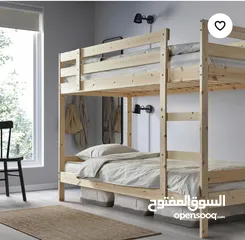  4 تخت للبيع طابقين (Punk Bed) من ايكيا - بحالة ممتازة