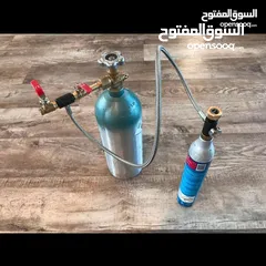  3 اسطوانات غاز co2 إعادة تعبئة صودا