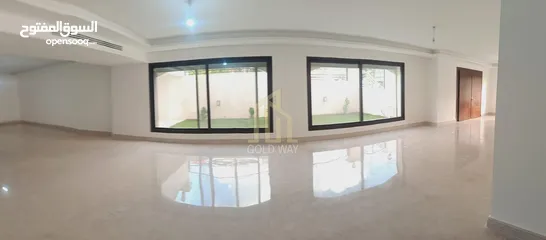  6 في أرقى مناطق الرابية شقة أرضية 400م بإطلالة مميزة جدا وبتشطيبات فلل/ ref 5085
