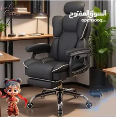  6 كرسي مكتب مع مسند للأرجل بسعر العرض ،، للطلب عبر رسائل الوتس