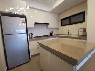  3 شقة مفروشة مطلة بعمارة حديثة راقية للايجار في عبدون Beautiful furnished apartment for rent in Abdoun