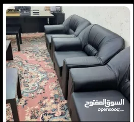  4 كنب جلد مكتبي فخم الأصلي احذروا التقليد