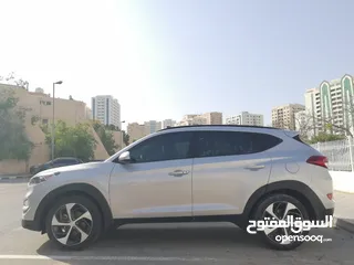 7 Hyundai Tucson 2018 Panorama 1.6cc توسان بانوراما فل اوبش دفع رباعي مقاعد جلد بصمة شنطة كهربائية