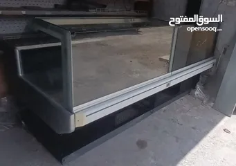  12 ثلاجات دلي عابدين زجاج مستقيم  وزجاج محني +ثلاجات عرض مفتوح ومغلق