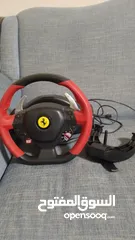  2 ThrustMaster 458 Spider Steering wheel with pedals (can exchange with PS4 compatible steering wheel)