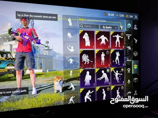  8 حساب ببجي لفل 60 رايق فيه 20  مثك للبيع او للبدل