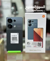  2 مستعمل اخو الجديد شاومي Not 13 pro رام 16 جيجا  512 اغراضة والكرتونة الأصلية متوفر توصيل