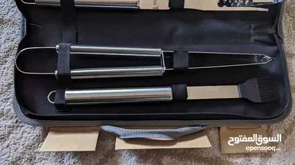  6 عدة ادوات شوي امريكية جيبسون BBQ Grill Set Gibson جديدة غير مستعمل