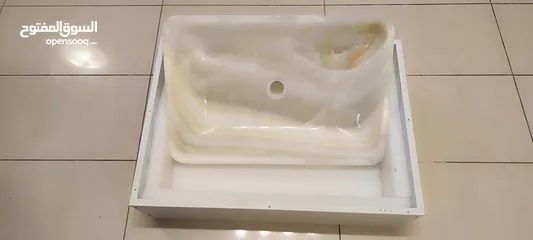  10 Countertop Natural Onyx Marble Basins/ مغسلة سطح/ منضدة جديدة