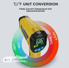  1 عرض خاص جهاز قياس درجة الحرارة عن بعد من ال سالب الى فوق الغليان يستخدم لفحص المحركات و النقط