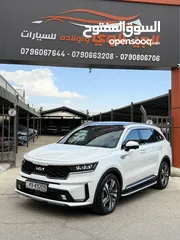  1 كيا سورينتو 2021 هايبرد فل اضافات اعلى صنف بريميوم بلس برستيج vip فحص كامل ممشى قليل