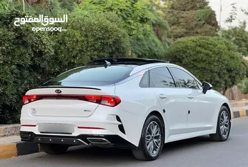  7 كيا K5 2021 فل كامل بانوراما فحص 7 جيد بحالة الشركة للبيع كاش او اقساط دفعة 10 الاف من المالك مباشرة
