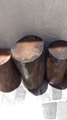  3 جذوع خشبية من شجر الكينيا / 4 قطع