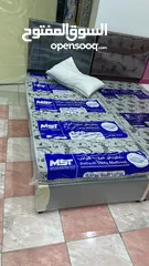  28 Single bed, single and half bed, mattress, double bed,metal bed,سرير نفر ونص،سرير مفرد،سرير حديد