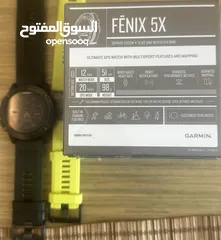  2 Garmin watch Fenix 5X Sapphire