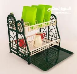  1 رفوف متعددة لترتيب الصحون والأكواب مكان مخصص لأدوات المطبخ (ملاعق، شوك، سكاكين)
