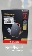  1 Sandisk extreme pro Portable SSD 4TB External (Brand New)