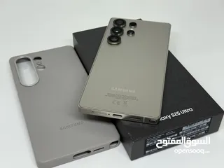  4 Samsung Galaxy S25 Ultra استخدام أيام مع كفر الشركة بحالة الشركة