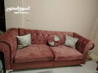  1 كنب صالون تفصيل  للبيع بحاله جيده جدا مستعمل اشي بسيط