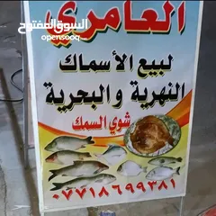  1 ألعامري لبيع الأسماك البحرية ولنهرية