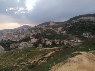  2 فرز جديد أجمل ارض في عجلون مرتفعه على جبل ومطله على جبال عجلون لغايات السكن / فلل / اسكانات