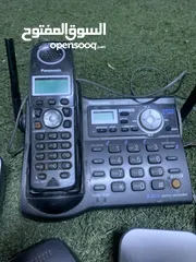  3 هواتف Panasonic ارضي وارد امريكا بحالة جيدة جدا