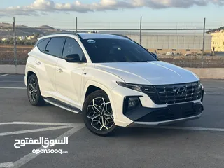  6 هونداي توسان N-Line    2023/ فل الفل بدون فتحة سقف بانوراما  فل مسكر
