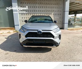  4 Toyota RAV4 Hybrid 2020 XSE lithium battery /فحص اتوسكور b+/ بانوراما اعلى صنف