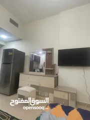  4 للإيجار الشهري شقة استوديو مفروشة في عجمان منطقة الجرف أبراج الياسمين