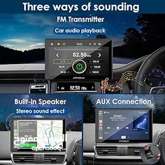  4 aphqua 2023 أحدث سيارة Apple Carplay & Android اللاسلكية، جهاز استقبال راديو السيارة للوسائط الرقمية