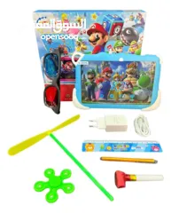  1 تابلت الأطفال K2 الذكي تعليم وترفيه في جهاز واحد  تابلت مخصص للأطفال بتصميم كرتوني جذاب وسه