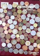  3 عملات معدنيه وو رقيه للبيع  حالات أنسر و مستعمل  عدد 15 ورق  عدد 100 معدن  والله يبارك لصاحب النصيب