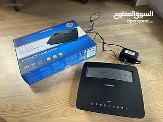  2 مودم راوتر سيسكو لينكسيس Linksys X6200 Dual Band AC750 Gigabyte ADSL/VDSL