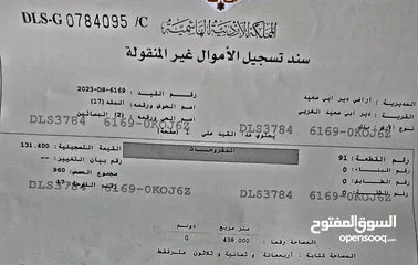  1 قطعة أرض للبيع بسعر مميز جداً