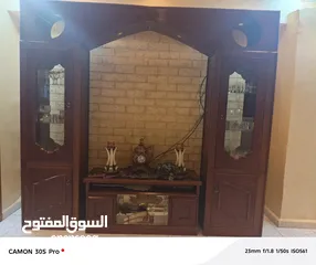  1 بوفيه تلفزيون وطربيزات وسط