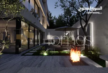  6 فيلا مع مسبح - قيد الانشاء - للبيع في الظهير بمساحة بناء 750م