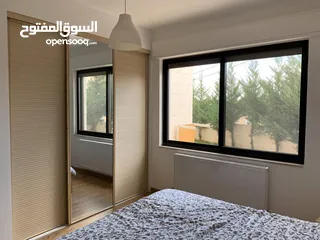 5 شقة مفروشة ارضية في - دير غبار - ثلاث غرف نوم بترس وحديقة و مدخل خاص (6788)