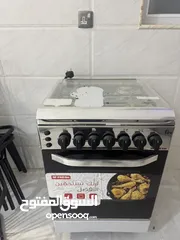  1 طباخ وثلاجة للبيع