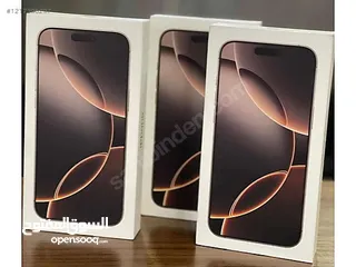  10 iPhone 16 pro  جديد كفالة الوكيل الرسمي في الأردن (128GB/256GB)