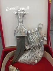  1 خنجر عماني سعيدي صياغة مميزه وفضة اصليه